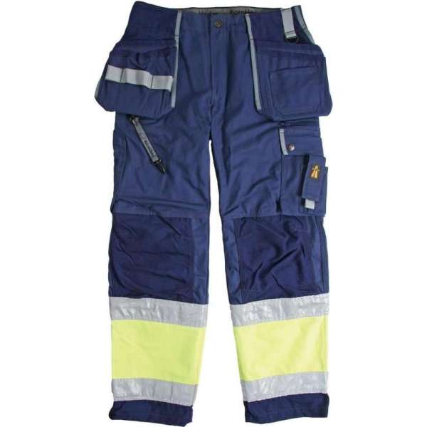 BK HiVis broek 300gr dbl/fge