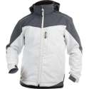 DASSY Jakarta Schilders Softshell Werkjas Wit/Grijs