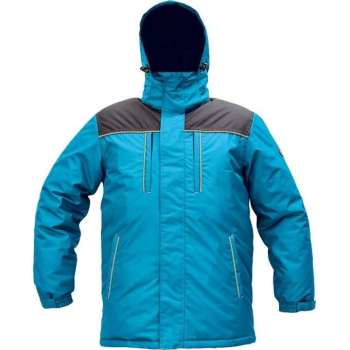 Cerva Cremorne winterjas / winterparka petrol blue maat M