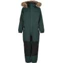 Color Kids - Coverall sneeuwpak met imitatiebont voor kinderen - Groen - maat 98cm