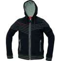 Hooded sweatvest Assent Winton zwart maat S