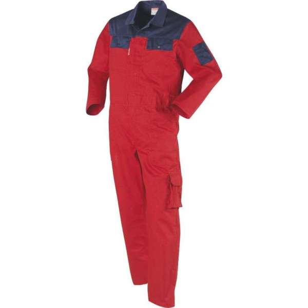 Workman Utility Overall 3038 rood / navy - Maat 55