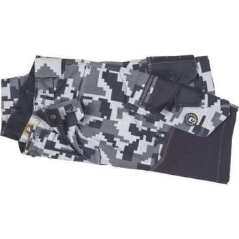 Cerva Neurum camouflage short antraciet maat 62