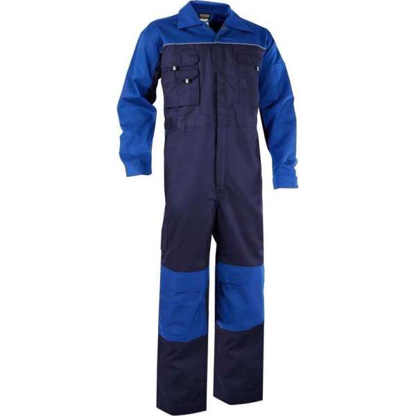 Dassy Cannes overall met kniezakken Marineblauw/Korenblauw maat S