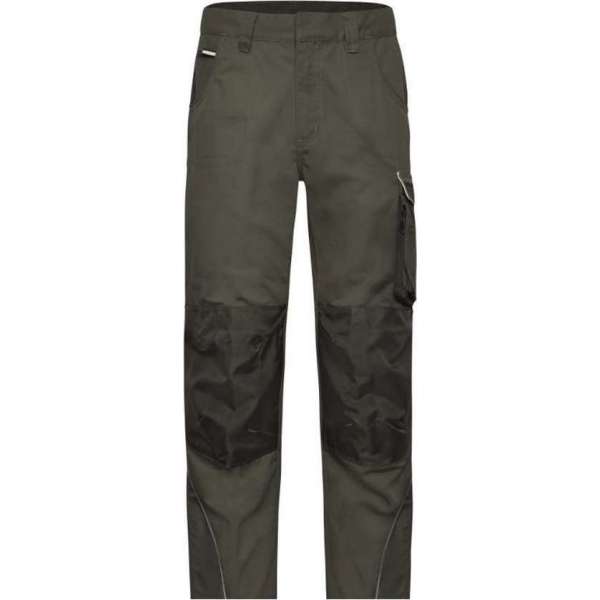 James & Nicholson Solid werkbroek JN878 - Olijf - 64