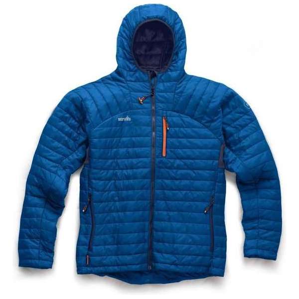 Scruffs Thermo Hooded Jacket-Blauw-L