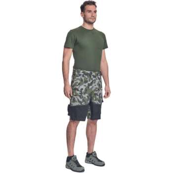 Cerva Neurum camouflage short antraciet maat 56