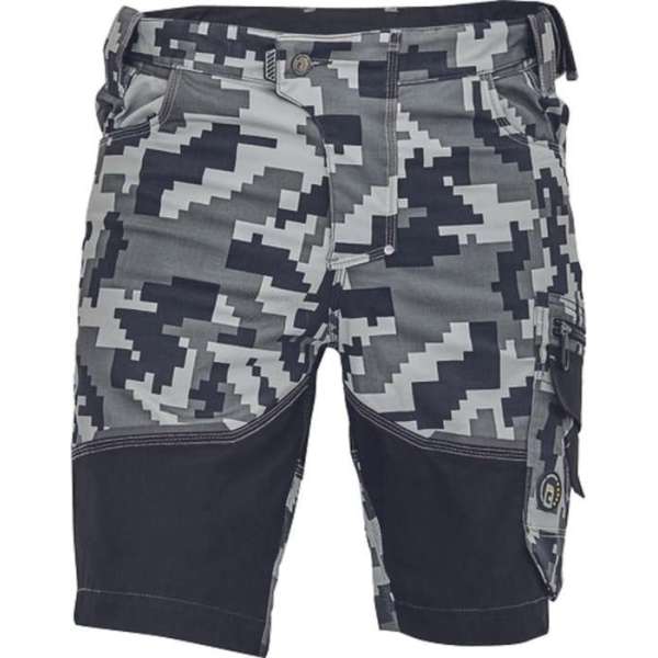 Cerva Neurum camouflage short antraciet maat 52