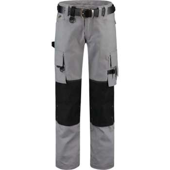 Tricorp  Werkbroek Canvas Cordura 502009 Grijs / Zwart  - Maat 62