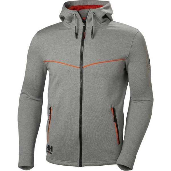 Helly Hansen Chelsea Evolution Hood - Grijs | Oranje - XXL