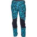 Cerva Neurum camouflage werkbroek petrol blauw maat 46