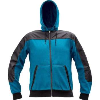 Cerva Cremorne Hooded vest petrol blue maat L