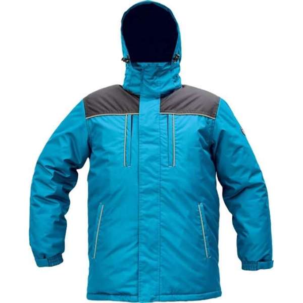 Cerva Cremorne winterjas / winterparka petrol blue maat XL