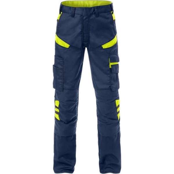 Fristads Broek 2555 Stfp Marineblauw/hi-vis Geel C50