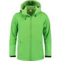 L&S Jas Capuchon Softshell Heren - Mannen - Lime - L