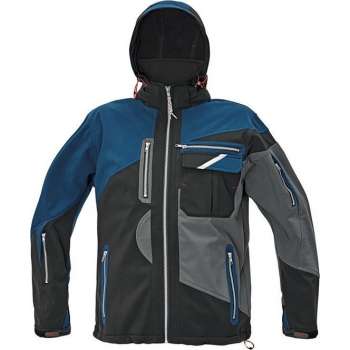 Assent softshell jack Symmons zwart XXXL