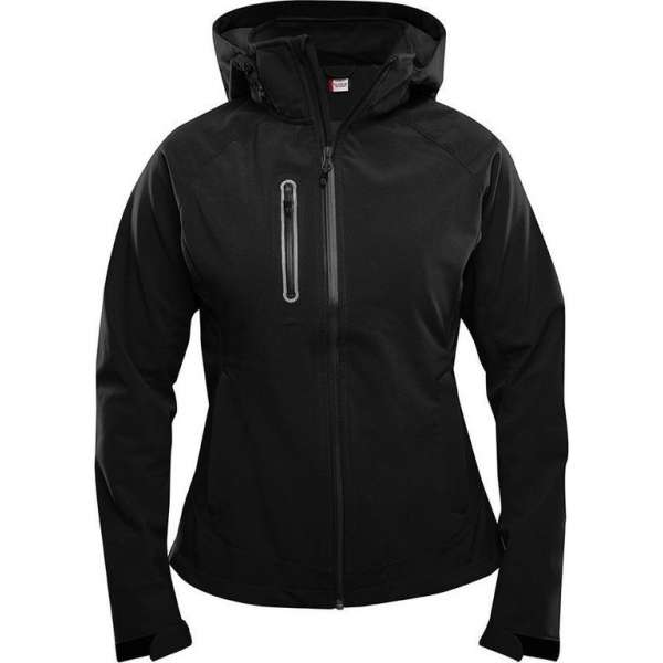 Clique Milford Softshell Ladies Zwart maat XXL