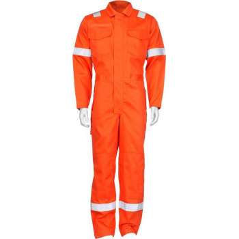 T'RIFFIC® Heren Overall EN470/531/1149 Reflectie 78/21/1% katoen/polyester/carbon Oranje size 56