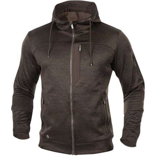 Ardon 3DBreathe Hooded Sweatshirt-Donkerbruin-3XL