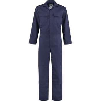 EM Workwear Overall Vlamvertragend 100% Katoen Navy Maat 68