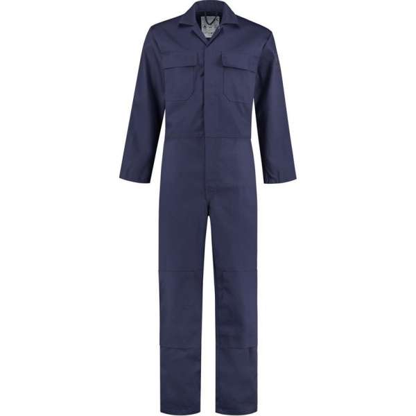 EM Workwear Overall Vlamvertragend 100% Katoen Navy Maat 68