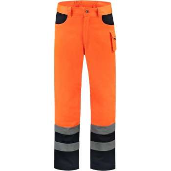 Tricorp  Werkbroek ISO20471 Bicolor 503002 Fluor Oranje /Navy  - Maat 54