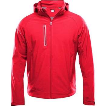 Milford softshell jacket heren rood m