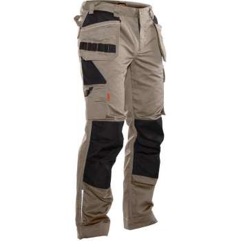 Jobman Practical 2322 Werkbroek Holsterpockets - Mannen - Khaki/Zwart - 64