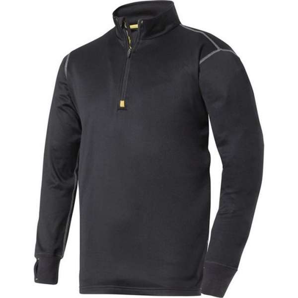 Snickers 1/2 Zip Micro Fleece Pullover - 9413-0400 - zwart - maat XS