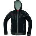 Hooded sweatvest Assent Winton zwart maat XXL