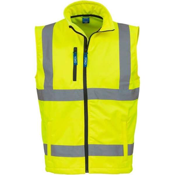 RWS bodywarmer, water- en winddicht L Geel