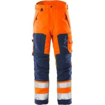 Fristads pantalon 100984 fluororanje/donkerblauw