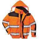 Bomberjack Oranje met reflectiestrepen Maat 2XL (Portwest C466)