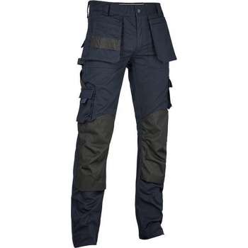 Werkbroek met Gereedschapszakken | Navy/Zwart | 4WORK-Alicante | Maat 52