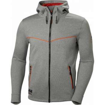 Helly Hansen Chelsea Evolution Hood - Grijs | Oranje - S