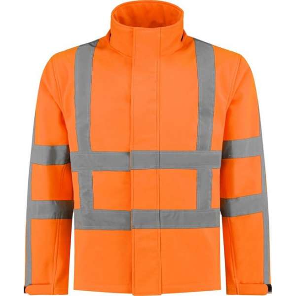 EM Traffic Softshell Jas RWS Oranje - Maat S