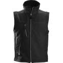 Snickers 4511 Soft Shell Vest-Zwart-XL