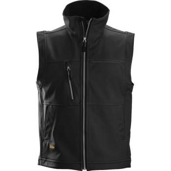 Snickers 4511 Soft Shell Vest-Zwart-XL