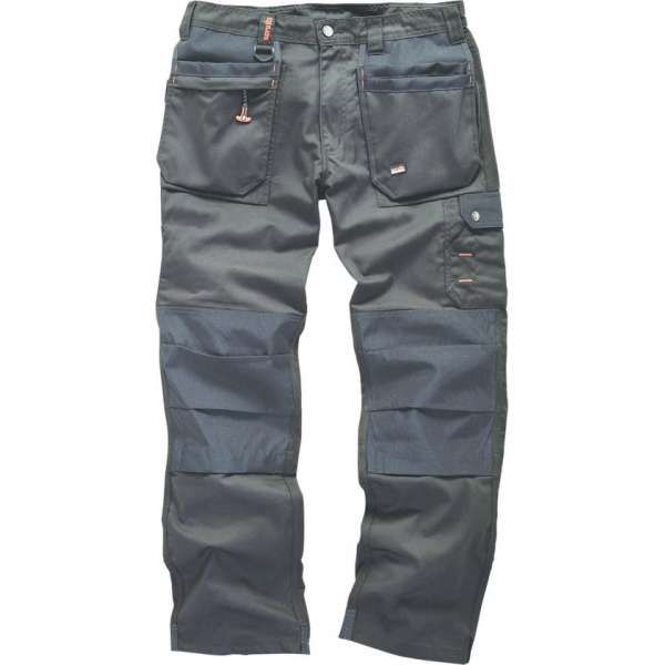 Scruffs Werkbroek Worker Plus - Kleur Zwart Maat 28R - UK - 42M - EU