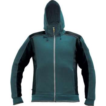 Cerva Dayboro hooded vest petrol blauw 3XL