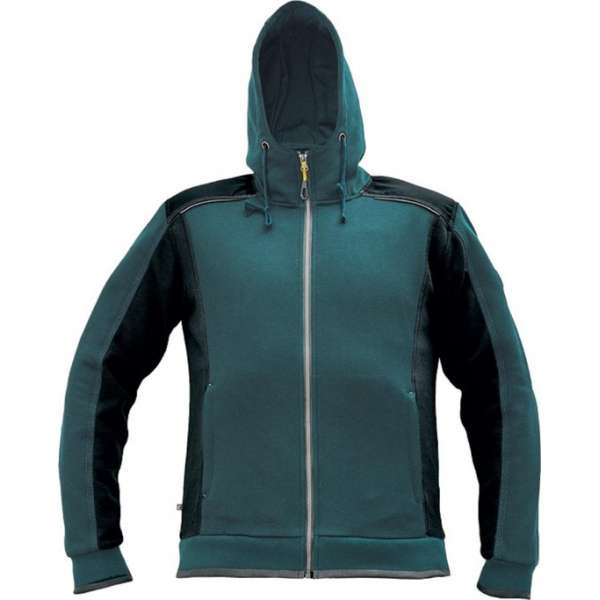 Cerva Dayboro hooded vest petrol blauw 3XL