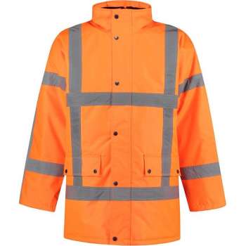 EM Traffic Parka High Visibility RWS Fluor Oranje - maat 5XL