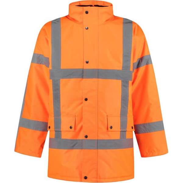 EM Traffic Parka High Visibility RWS Fluor Oranje - maat 5XL