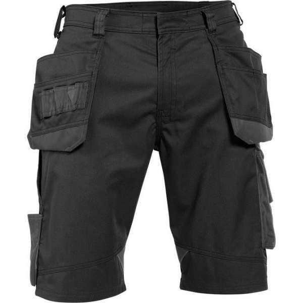 DASSY Bionic D-FX Korte Werkbroek Zwart/Grijs