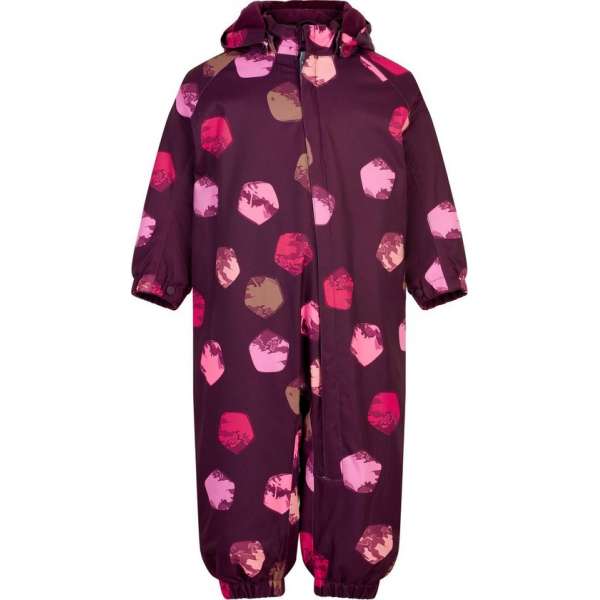 Color Kids - Coverall sneeuwpak voor baby's & peuters - AOP - Fel roze - maat 86cm