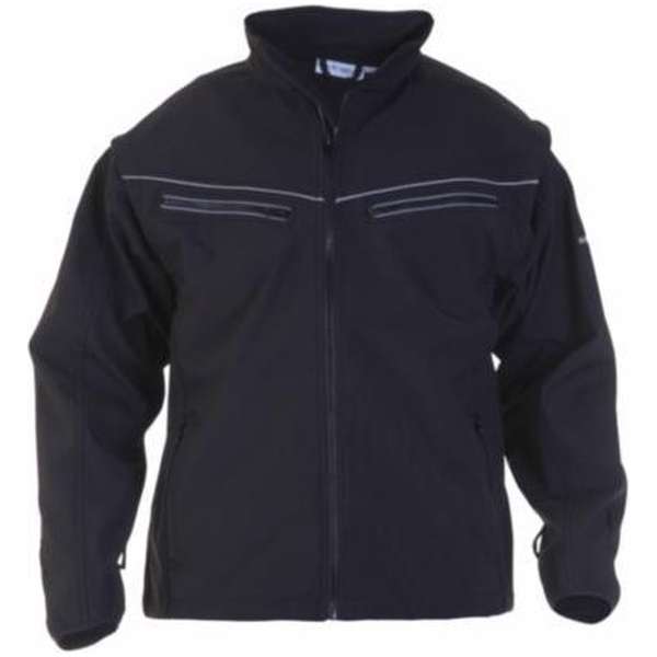 HW Tirol softshell jack zwart*