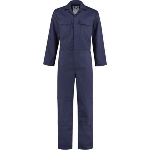 EM Workwear Overall Vlamvertragend 100% Katoen Navy Maat 164