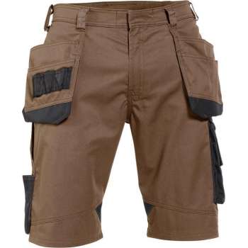 DASSY Bionic D-FX Korte Werkbroek Bruin/Grijs