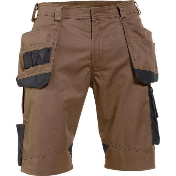 DASSY Bionic D-FX Korte Werkbroek Bruin/Grijs