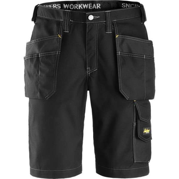 Snickers Workwear Shorts met HZ  Rip-Stop Grijs 44 3023 (Jeansmaat 30/32)